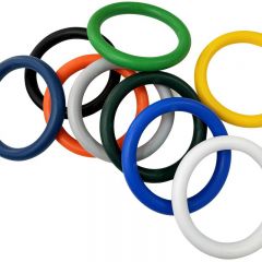 吊环配件幼儿园体操环吹塑无声手环彩色大圆环儿童家用运动吊环